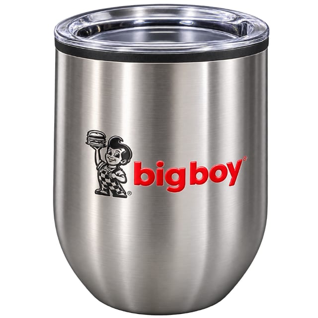 Wine / Coffee Tumbler - Silver.