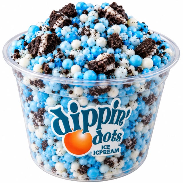 Cookie Monster Dippin' Dots.
