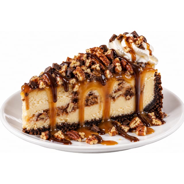 Turtle Cheesecake.