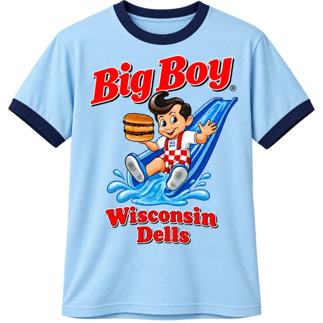 Blue Water Slide T-Shirt.