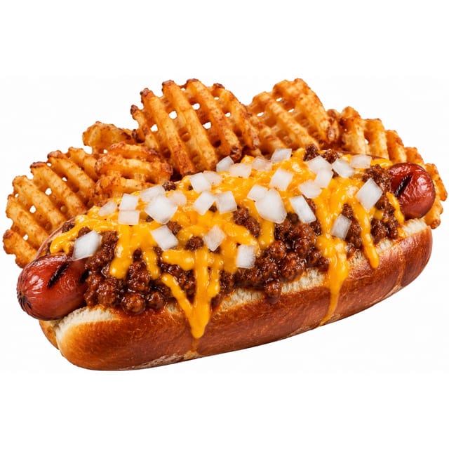 Chili Cheese Hot Dog.