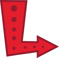 Down and left sign